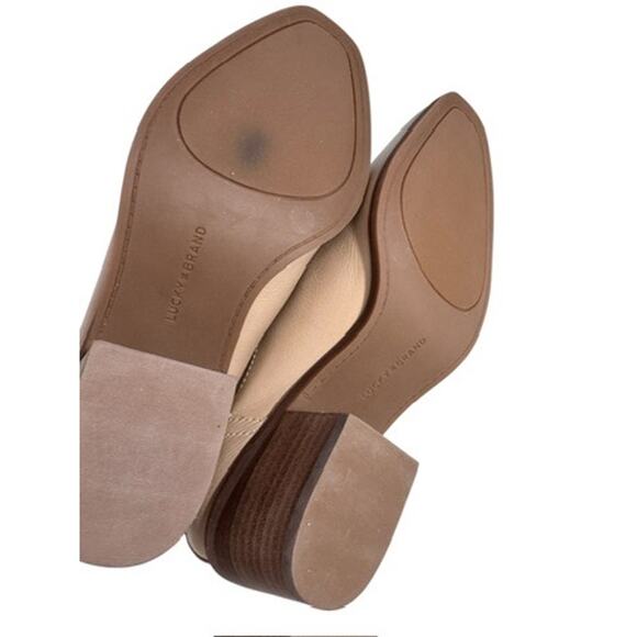 "LUCKY BRAND" Leather Slip On Booties Sz 7 Western Cowgirl Rodeo Country Girl - Picture 3 of 14